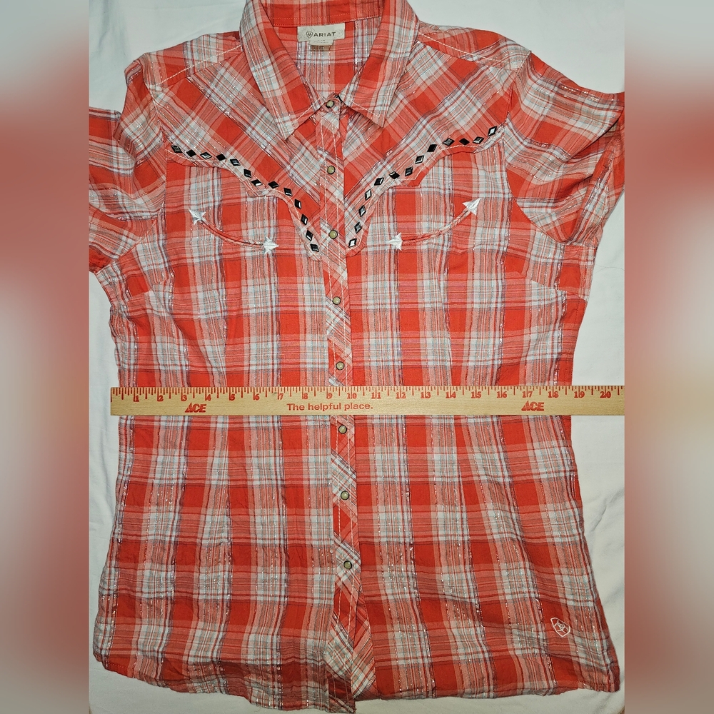 Ariat orange Silver - Picture 7 of 12